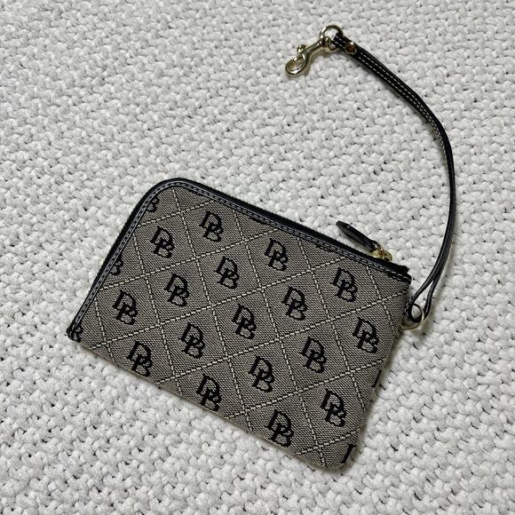 Dooney & Bourke DB Signature Wristlet Clutch - Picture 6 of 12